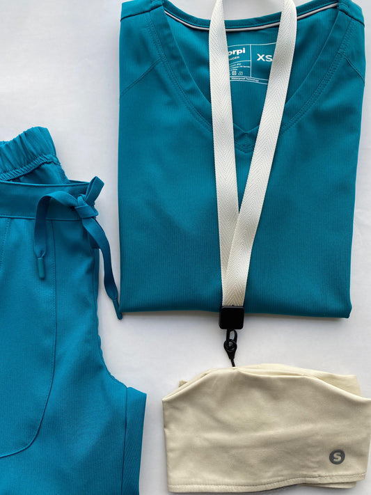 TOP WONDER LISO TEAL BLUE