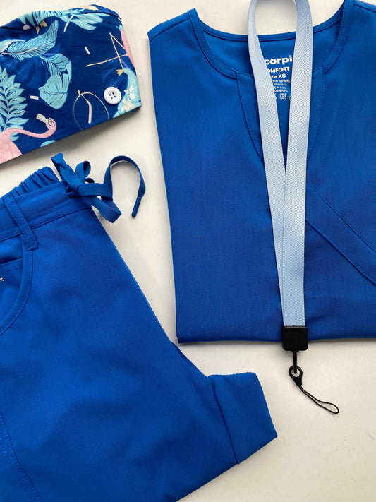 TOP COMFORT LISO AZUL REY