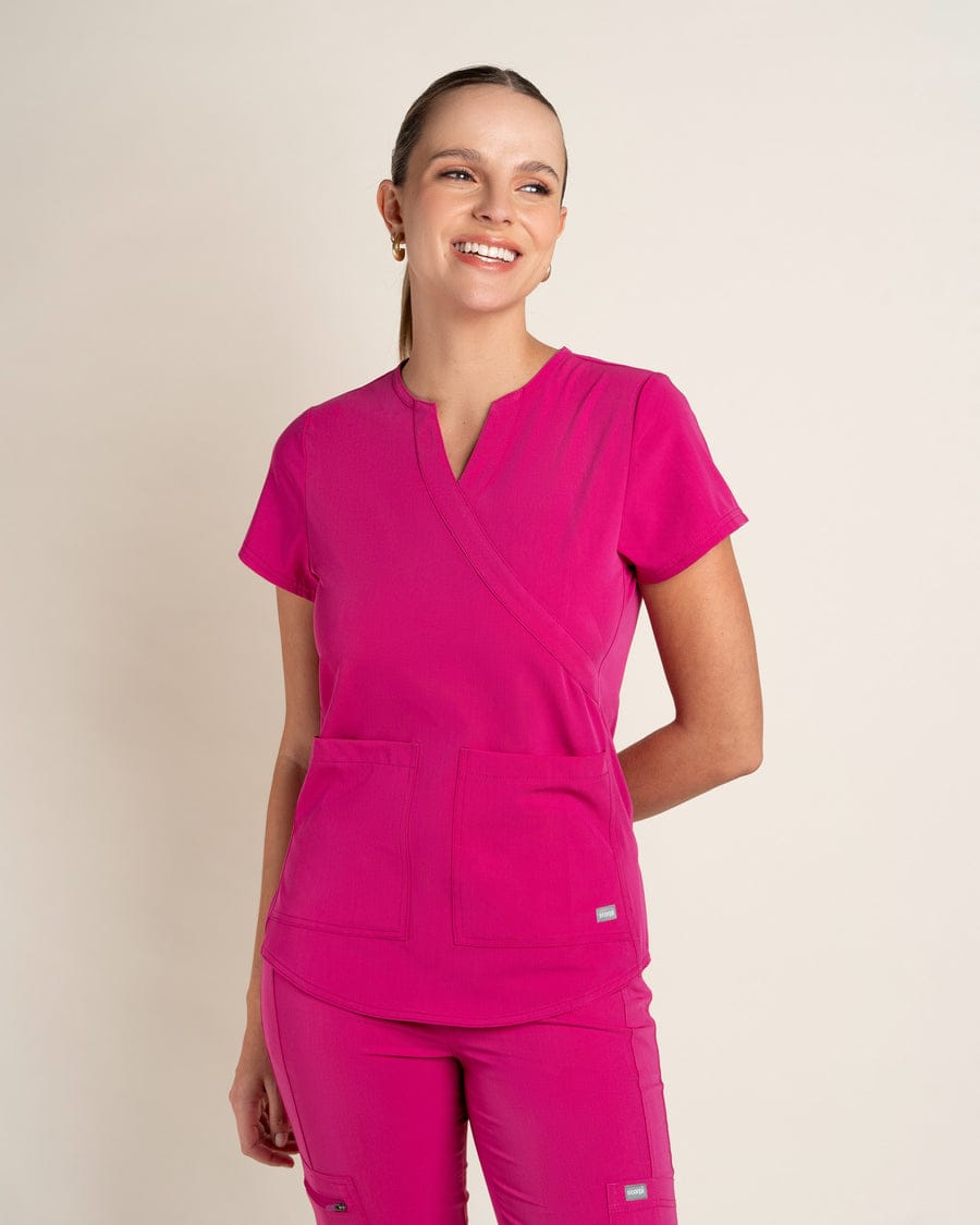 TOP COMFORT LISO FUCSIA