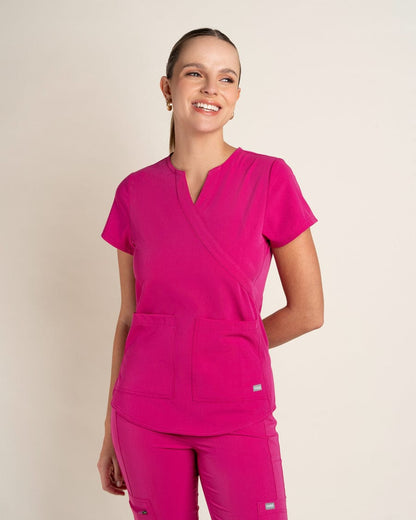 TOP COMFORT LISO FUCSIA