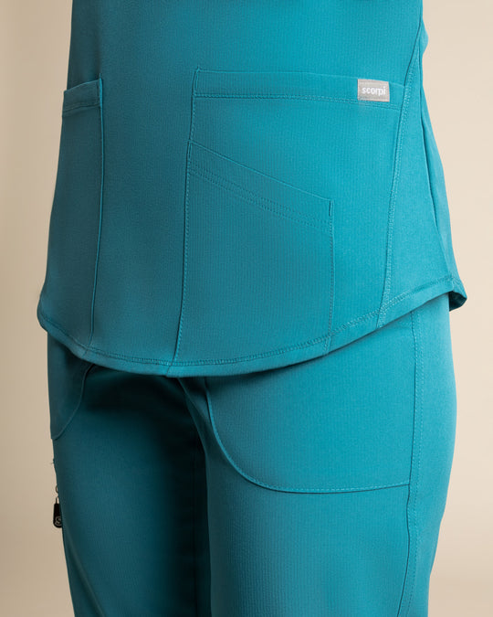 TOP WONDER LISO TEAL BLUE