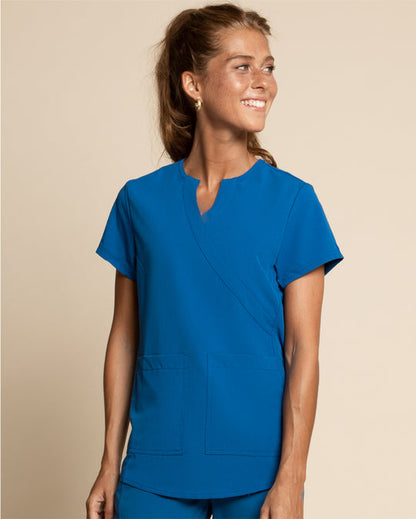 TOP COMFORT LISO AZUL REY