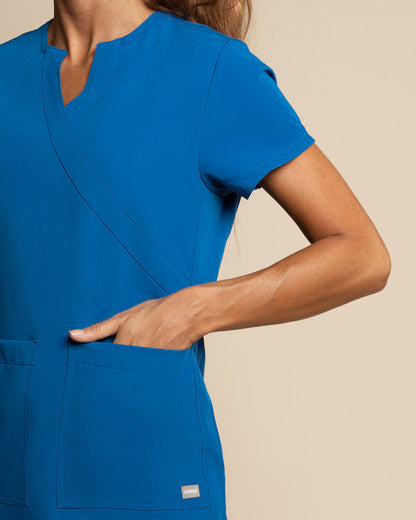 TOP COMFORT LISO AZUL REY