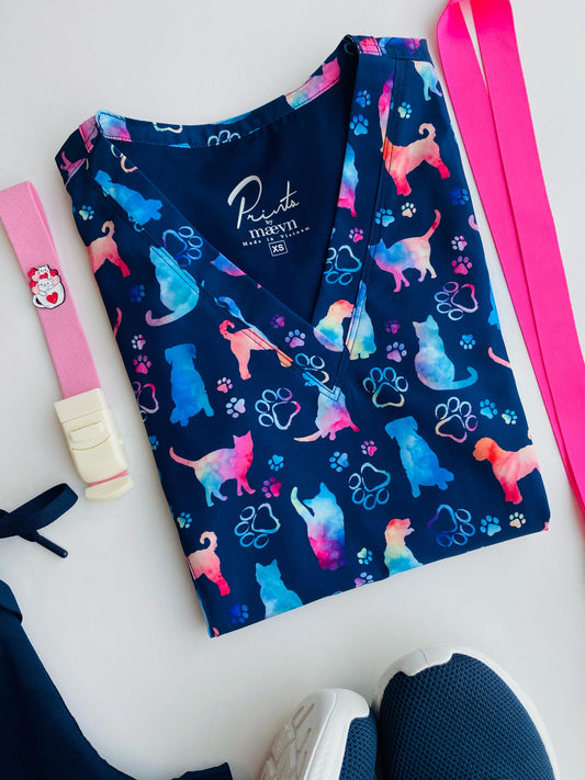 TOP ESTAMPADO PAW PARTY