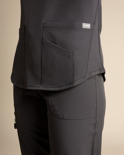 TOP WONDER LISO GRIS OSCURO