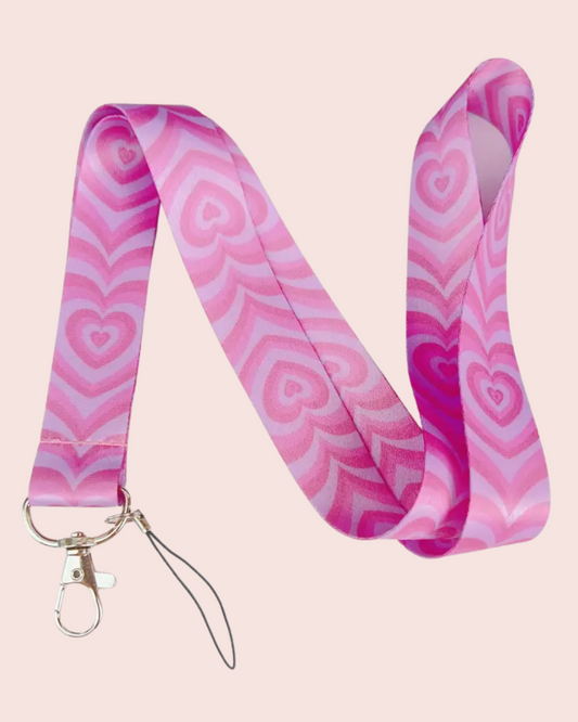 LANYARD HEART ROSA