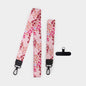 Lanyard con llavero rosa