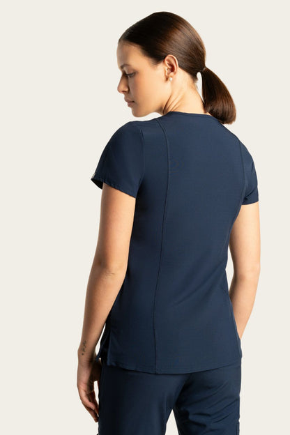 TOP SPORT STRETCH LISO MARINO
