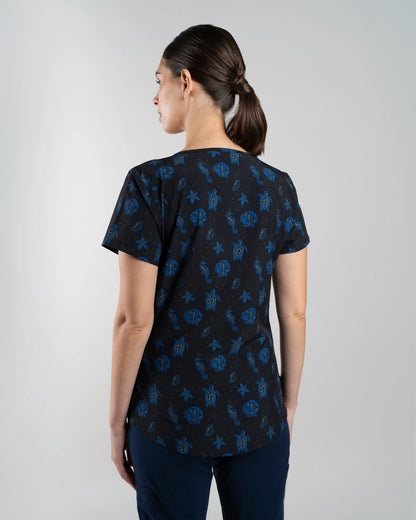 TOP ESTAMPADO REMINISCENCIA MARINA