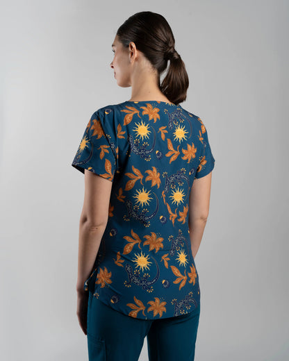 TOP ESTAMPADO LAGARIA Y CALISIA