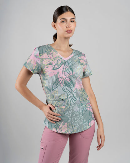 TOP ESTAMPADO BROTE OSCURO