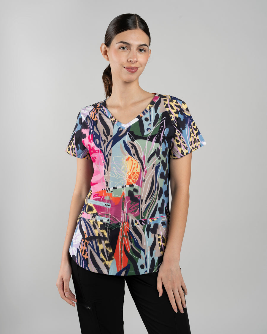 TOP ESTAMPADO ARCILLA